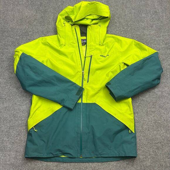 Patagonia Snowshot Jacket Men’s Size Large 2015 Model Green 30941 Ski Snow RECCO